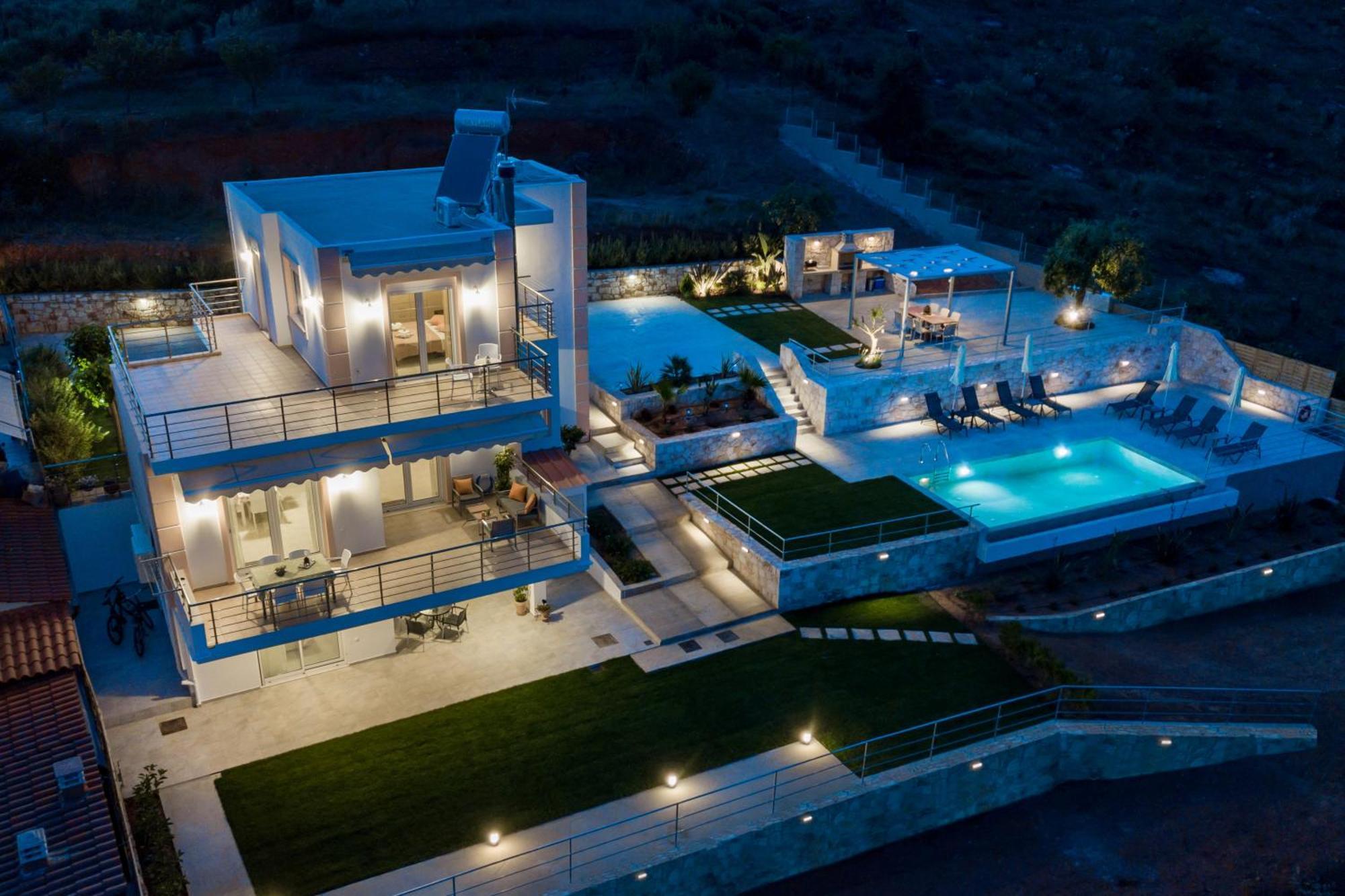 Villa Oasis Galatas  Экстерьер фото